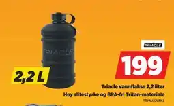 POWER Triacle vannflakse 2,2 liter tilbud