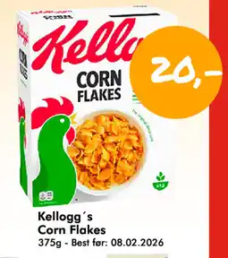Havaristen KELLOGG'S Corn flakes tilbud