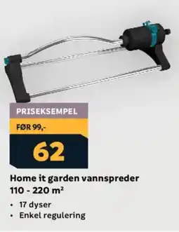Megaflis Home it garden vannspreder tilbud