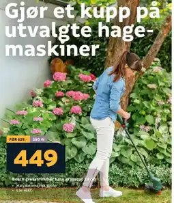 Megaflis BOSCH Gresstrimmer easy grasscut tilbud