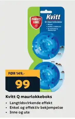 Megaflis KVITT Q Maurioidkeboks tilbud