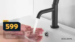 Megaflis CELESTE Ely servantbatteri matt sort tilbud