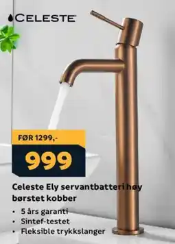 Megaflis CELESTE Ely servantbatteri høy tilbud