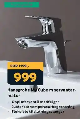 Megaflis Hansgrohe my cube m servantar- matur tilbud