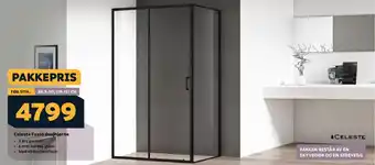 CELESTE Fasto dusjhjørne