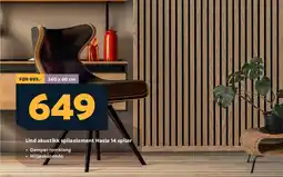 Megaflis Lind akustikk spileelement hasle 14 spiler tilbud