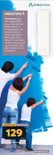 Megaflis FORESTIA Walls2paint tilbud