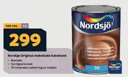 Megaflis NORDSJØ Original möbellack halvblank tilbud