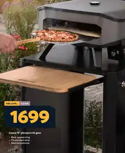 Megaflis Cozze 13" pizzaovn til gass tilbud