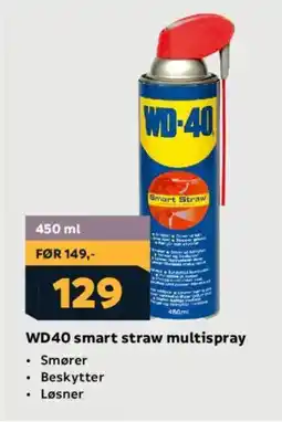 Megaflis WD40 Smart straw multispray tilbud