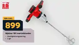 Megaflis Mjølner 18V mørtelblander tilbud