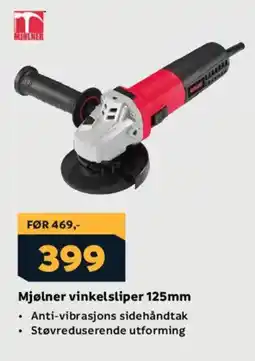Megaflis MJØLNER Vinkelsliper tilbud