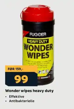 Megaflis WONDER WIPES Heavy duty tilbud