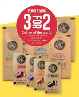 CC Mat Coffee of the world tilbud