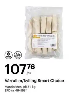 Storcash Vårrull m/kylling smart choice tilbud