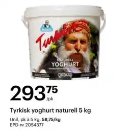 Storcash UNIL Tyrkisk yoghurt naturell tilbud