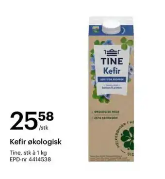 Storcash TINE Kefir økologisk tilbud
