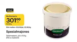 Storcash SALATMESTERN Spesialmajones tilbud