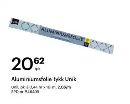 Storcash UNIL Aluminiumsfolie tykk unik tilbud