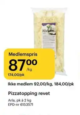 Storcash ARLA Pizzatopping revet tilbud