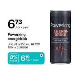 Storcash POWERKING Energidrikk tilbud