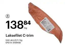 Storcash LAKSEFILET C-trim tilbud
