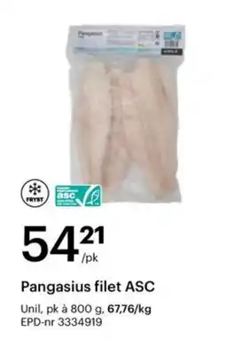 Storcash UNIL Pangasius filet asc tilbud