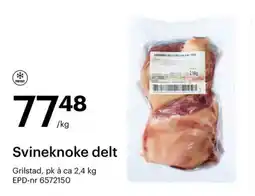 Storcash GRILSTAD Svineknoke delt tilbud