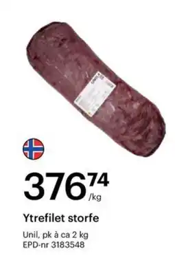 Storcash UNIL Ytrefilet storfe tilbud