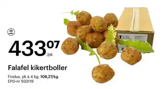 Storcash FINDUS Falafel kikertboller tilbud