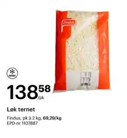 Storcash FINDUS Løk ternet tilbud