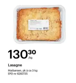 Storcash MATBØRSEN Lasagne tilbud
