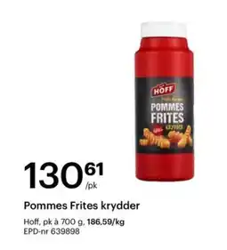 Storcash HOFF Pommes frites krydder tilbud