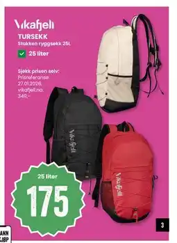 Sport Outlet TURSEKK tilbud