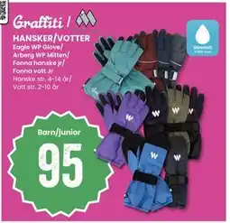 Sport Outlet HANSKER/VOTTER tilbud