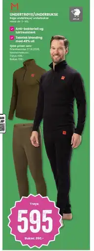 Sport Outlet UNDERTRØYE/UNDERBUKSE tilbud