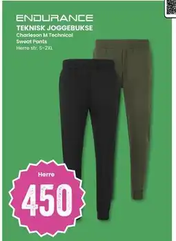 Sport Outlet TEKNISK JOGGEBUKSE tilbud