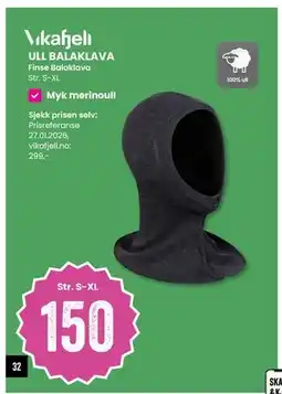 Sport Outlet ULL BALAKLAVA tilbud