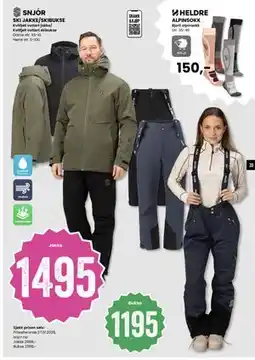 Sport Outlet SKI JAKKE/SKIBUKSE tilbud
