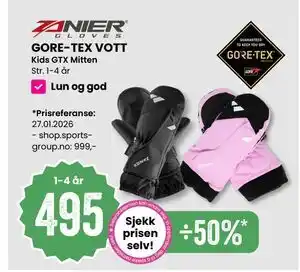 Sport Outlet GORE-TEX VOTT tilbud