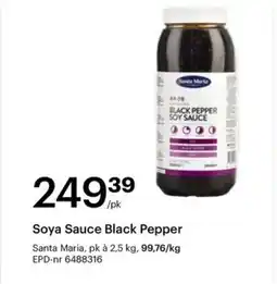 Storcash SANTA MARIA Soya sauce black pepper tilbud