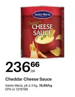 Storcash SANTA MARIA Cheddar cheese sauce tilbud