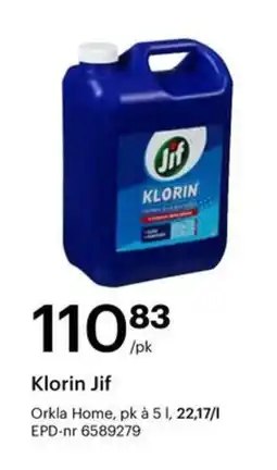 Storcash JIF Klorin tilbud