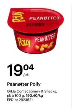 Storcash POLLY Peanøtter tilbud