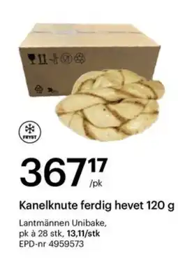 Storcash Kanelknute ferdig hevet tilbud