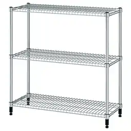 IKEA Omar Hylle, galvanisert, 92x36x94 cm tilbud