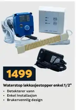 Megaflis Waterstop lekkasjestopper enkel 1/2" tilbud
