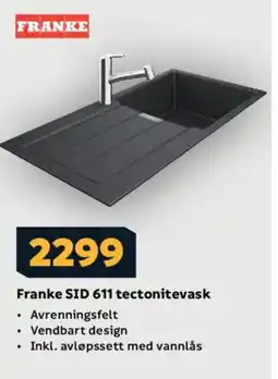 Megaflis Franke SID 611 tectonitevask tilbud