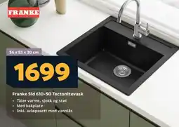 Megaflis Franke Sid 610-50 Tectonitevask tilbud
