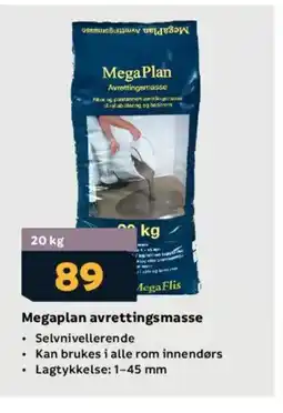 Megaflis Megaplan avrettingsmasse tilbud